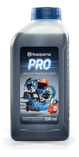 Oleo Para Motores 2 Tempos Para Motosserra 500ml- Husqvarna