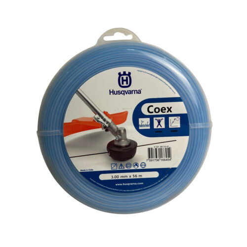 FIO NYLON PARA ROÇADEIRA 3MM 56M COEX HUSQVARNA