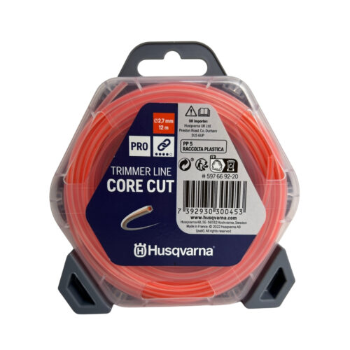 FIO DE NYLON PARA ROÇADEIRA 2,7MM 12M "CORE CUT"