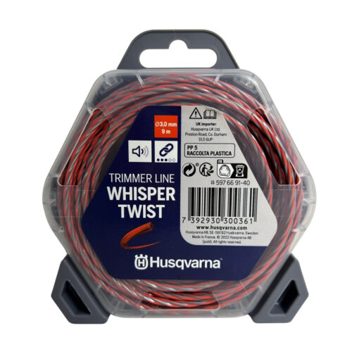 FIO DE NYLON PARA ROÇADEIRA 3MM 9M "WHISPER TWIST"